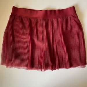 Burgandy workout skort sz S